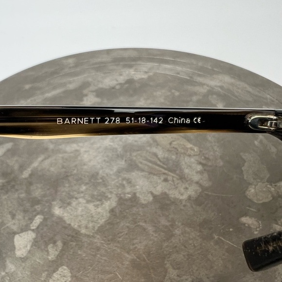 Warby Parker Black and Gold Eyewear BARNETT 278 51-18-142 - Picture 6 of 10